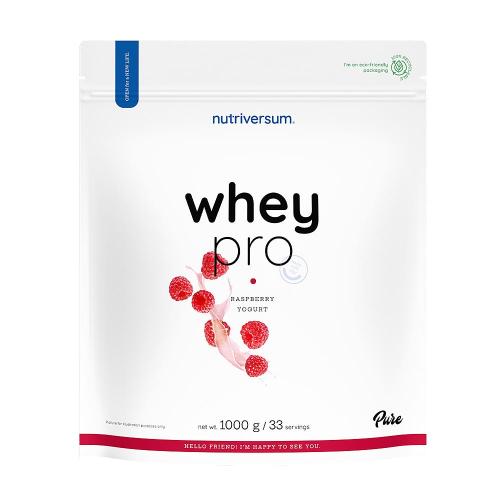 Nutriversum Whey PRO - PURE (1000 g, Yogurt al Lampone)