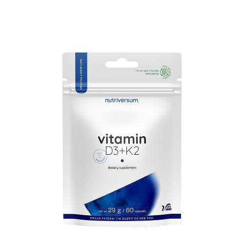 Nutriversum D3 + K2 Vitamin (60 Capsule)