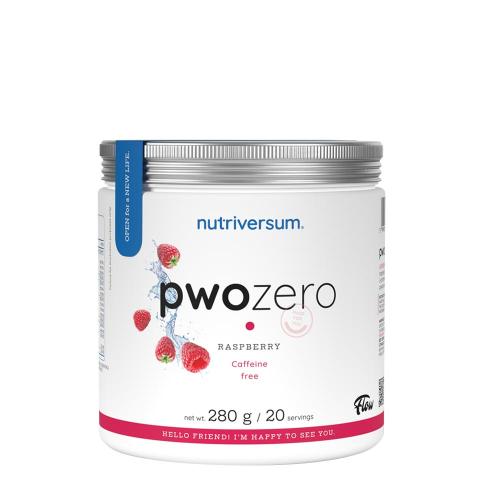 Nutriversum PWO Zero Caffeine (280 g, Lampone)