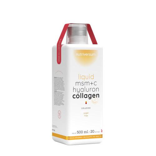 Nutriversum Liquid MSM+C Hyaluron Collagen - WOMEN (500 ml, Arancia)