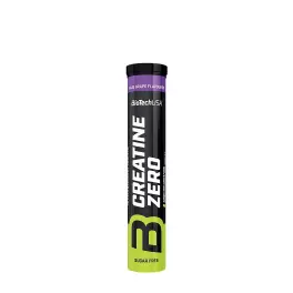   BioTechUSA Creatine Zero Effervescent Tablet (18 Compressa effervescente, Uva Blu)