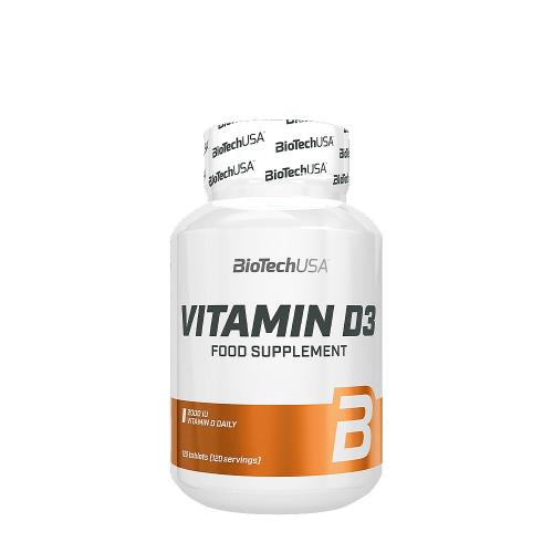 BioTechUSA Vitamin D3 (120 Tablets)