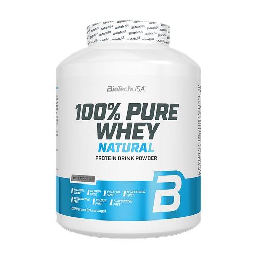 BioTechUSA 100% Pure Whey Natural (2270 g, Unflavored)
