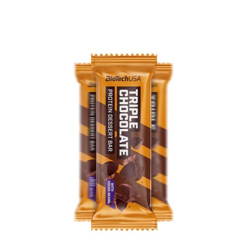 BioTechUSA Protein Dessert Bar (50 g, Cioccolato Triplo)