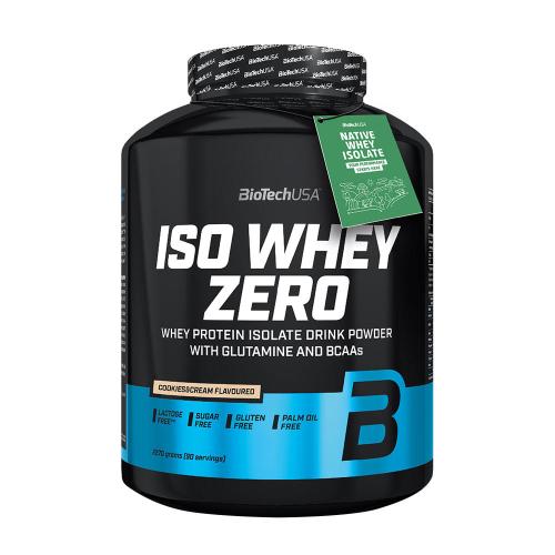 BioTechUSA Iso Whey Zero  (2270 g, Biscotto al Cioccolato e Crema )