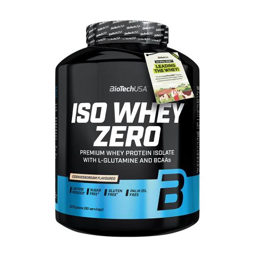 BioTechUSA Iso Whey Zero  (2270 g, Biscotto al Cioccolato e Crema )