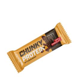 BioTechUSA Chunky Protein Bar (50 g, Cioccolato Triplo)