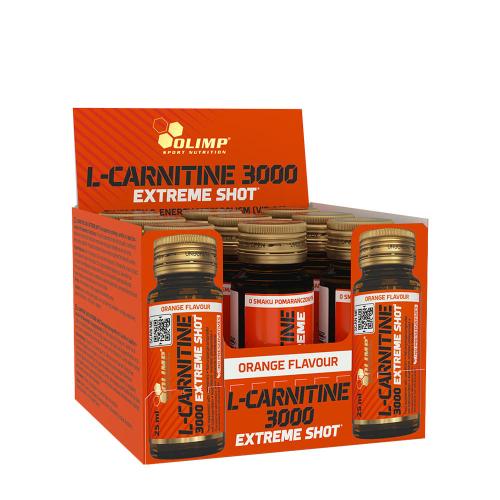 Olimp Sport L-Carnitine 3000 Extreme Shot Glass (9 x 25 ml, Arancione)