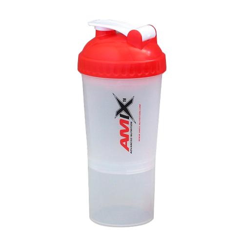 Amix Shaker Monster Bottle Color (600 ml, Rosso)