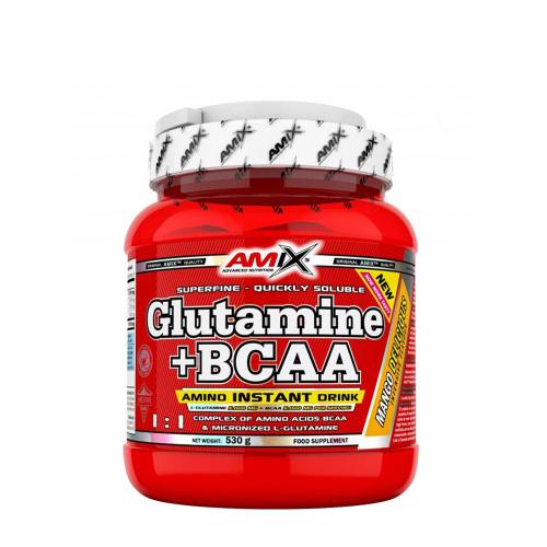 Amix Glutamine + BCAA powder (530 g, Mango)