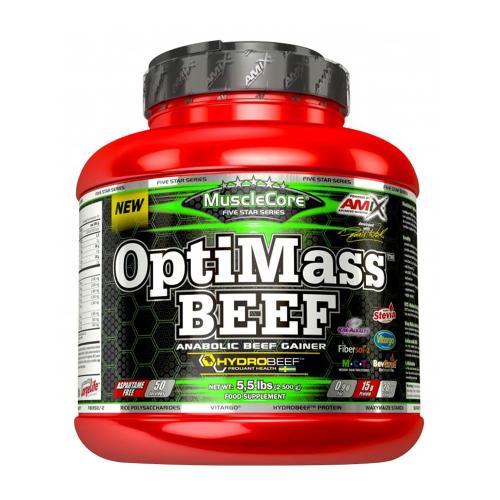 Amix OptiMass™ Beef Gainer (2500 g, Double Chocolate Coconut)