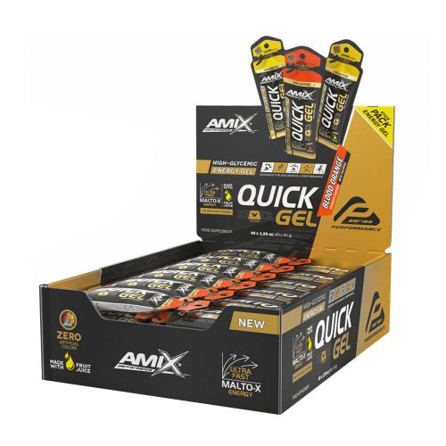 Amix Performance QUICK Energy Gel (40 x 45g, Arancia Rossa)