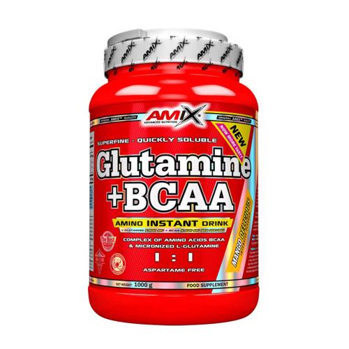 Amix Glutamine + BCAA powder (1000 g, Naturale)