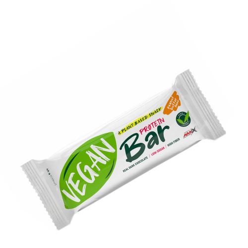 Amix Vegan Protein Bar (45 g, Burro di Arachidi)