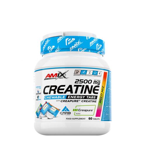 Amix Performance Creatine 2500 mg Chewable Energy Tabs (60 Compresse da masticare)