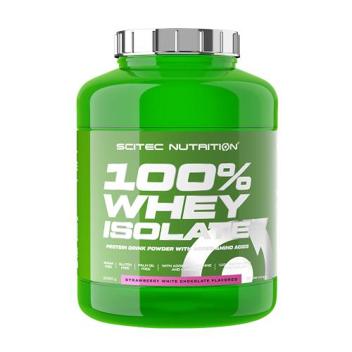 Scitec Nutrition 100% Whey Isolate (2000 g, Cioccolato Bianco alla Fragola)