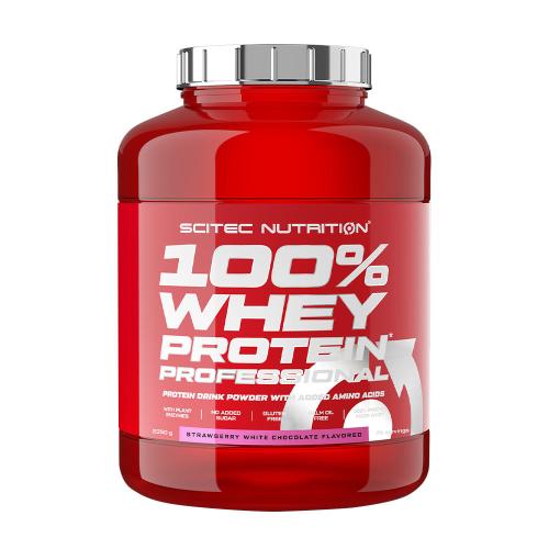 Scitec Nutrition 100% Whey Protein Professional (2350 g, Cioccolato Bianco alla Fragola)