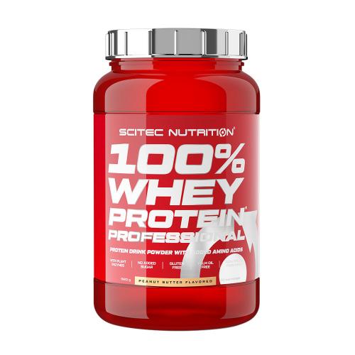 Scitec Nutrition 100% Whey Protein Professional (920 g, Burro di Arachidi)