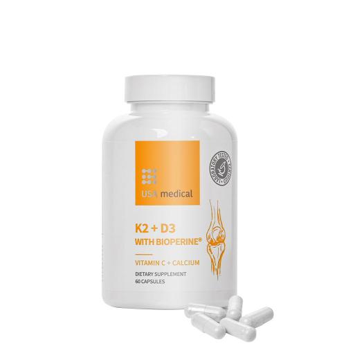 USA medical K2+D3 With Bioperine (60 Capsule)