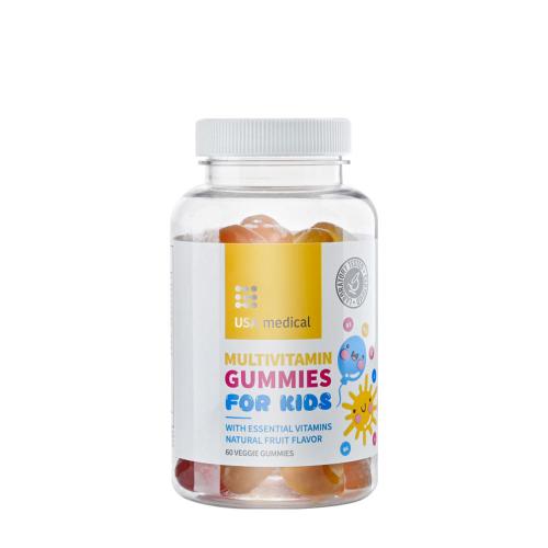 USA medical Multivitamin Gummies For kids (60 Caramella gommosa, Aroma Naturale di frutta)