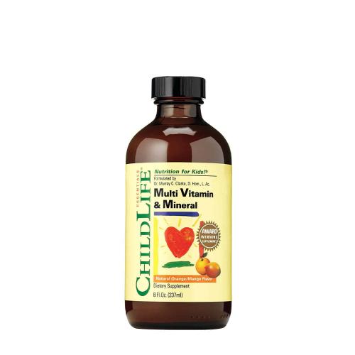 ChildLife Children’s Multi Vitamin & Mineral (237 ml, Arancia Mango)