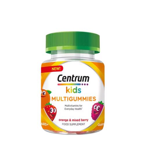 Centrum Multigomme per bambini Arancia e Frutti di Bosco - Kids Multigummies Orange & Mixed Berry (30 Caramella gommosa, Arancia e bacche miste)