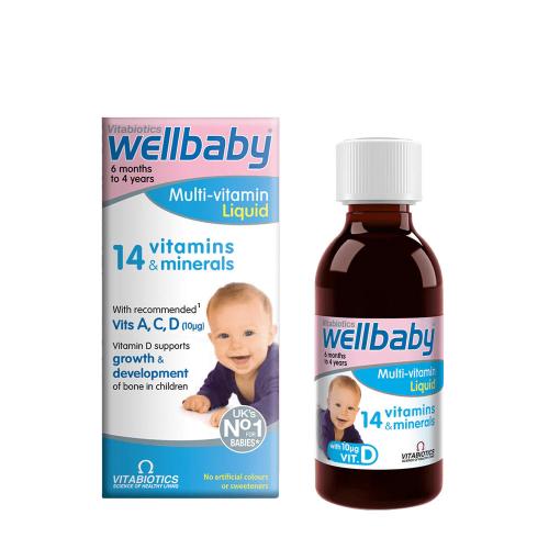 Vitabiotics Wellbaby Multivitaminico Liquido - Wellbaby Multi-vitamin Liquid (150 ml)