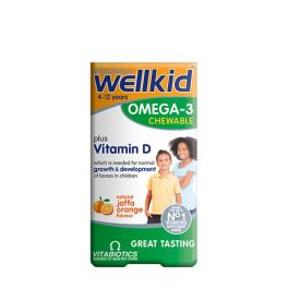   Vitabiotics Wellkid Omega-3 masticabile  - Wellkid Omega-3 Chewable  (60 Capsule, Arancia)