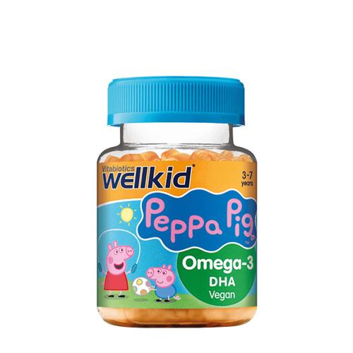 Vitabiotics Wellkid Peppa Pig Omega-3 DHA - Wellkid Peppa Pig Omega-3 DHA (30 Caramella gommosa, Arancia)