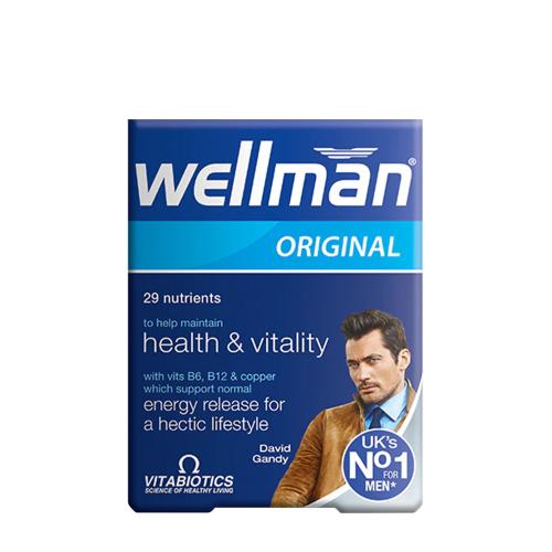Vitabiotics Wellman Original - Multivitaminico per uomo - Wellman Original - Multvitamin For Men (30 Compressa)