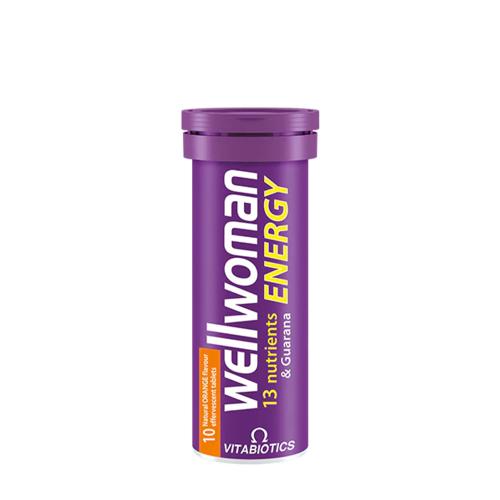 Vitabiotics Energia Wellwoman - Wellwoman Energy (10 Compressa effervescente, Arancia)