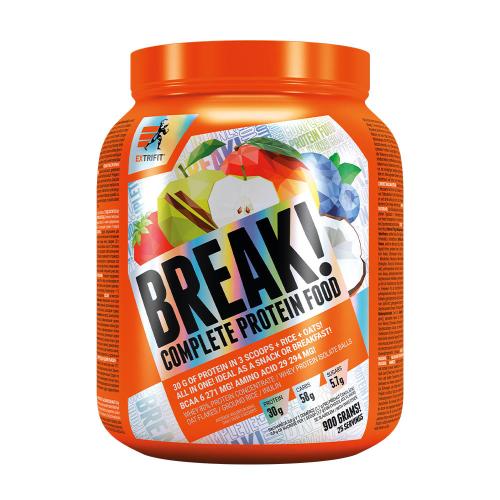 Extrifit Pausa! Cibo proteico - Break! Protein Food (900 g, Alla Mela e cannella)