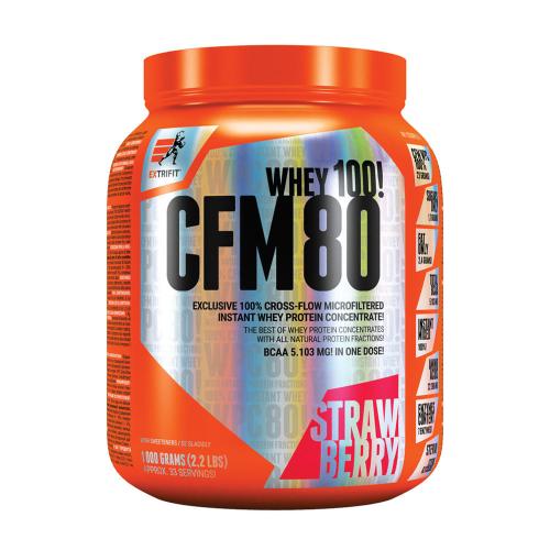 Extrifit CFM Siero di latte istantaneo 80 - CFM Instant Whey 80 (1000 g, Fragola)