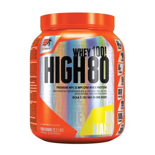 Extrifit Siero di latte alto 80 - High Whey 80 (1000 g, Banana)