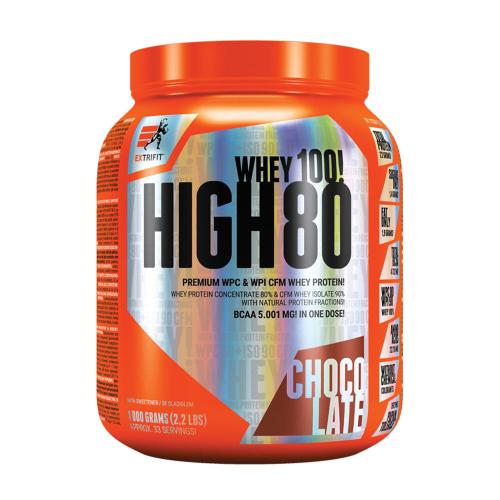 Extrifit Siero di latte alto 80 - High Whey 80 (1000 g, Cioccolato)