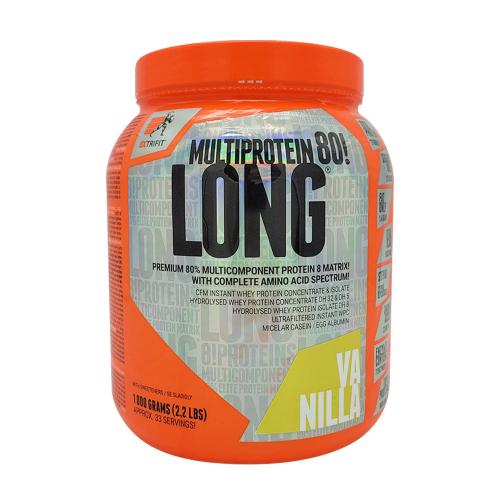 Extrifit Multiproteina lunga 80 - Long 80 Multiprotein (1000 g, Vaniglia)