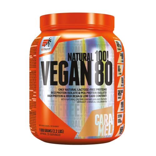 Extrifit Vegano 80 - Vegan 80 (1000 g, Caramello)