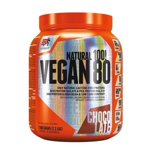 Extrifit Vegano 80 - Vegan 80 (1000 g, Cioccolato)