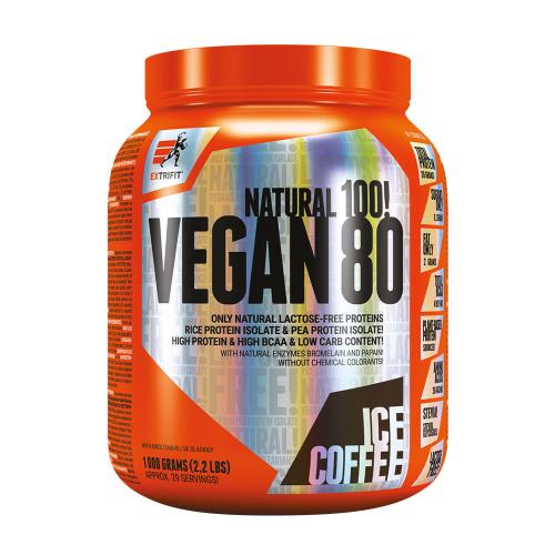 Extrifit Vegano 80 - Vegan 80 (1000 g, Caffè freddo)