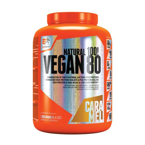 Extrifit Vegano 80 - Vegan 80 (2000 g, Caramello)