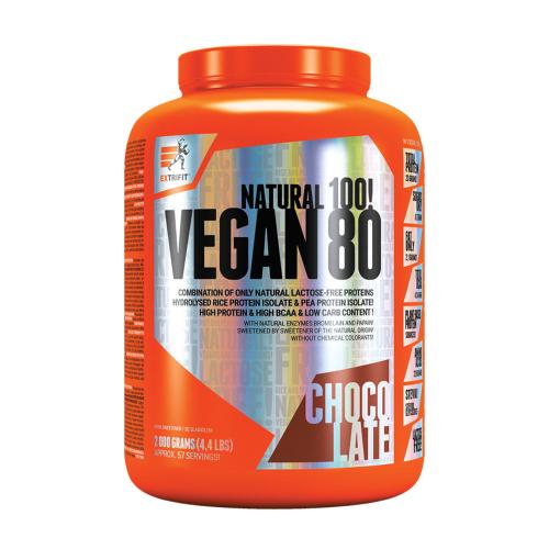 Extrifit Vegano 80 - Vegan 80 (2000 g, Cioccolato)
