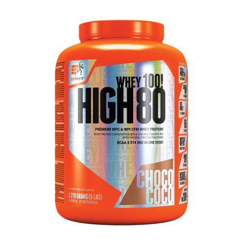 Extrifit Siero di latte alto 80 - High Whey 80 (2270 g, Cocco al Cioccolato)