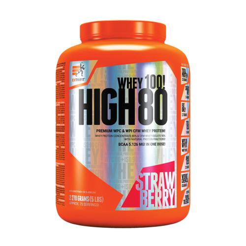 Extrifit Siero di latte alto 80 - High Whey 80 (2270 g, Fragola)