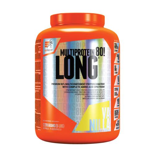 Extrifit Multiproteina lunga 80 - Long 80 Multiprotein (2270 g, Vaniglia)