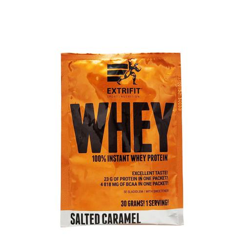 Extrifit 100% Proteine Whey istantanee - 100% Instant Whey Protein (30 g, Caramello Salato)