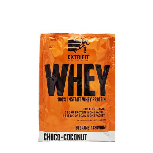 Extrifit 100% Proteine Whey istantanee - 100% Instant Whey Protein (30 g, Cocco al Cioccolato)