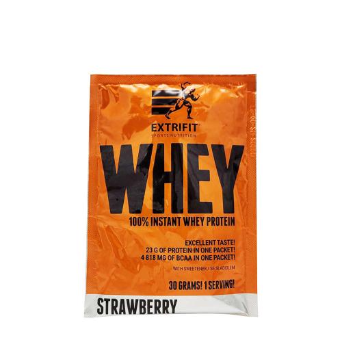 Extrifit 100% Proteine Whey istantanee - 100% Instant Whey Protein (30 g, Fragola)