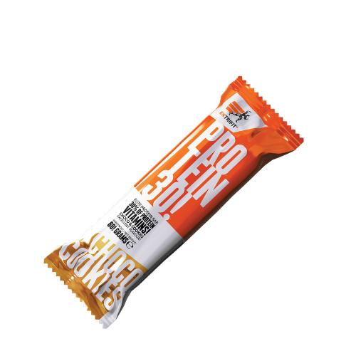 Extrifit Barretta proteica 30% - Protein Bar 30% (80 g, Biscotto al Cioccolato)