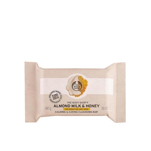 The Body Shop Barretta detergente al latte di mandorla e miele - Almond Milk & Honey Cleansing Bar (100 g)