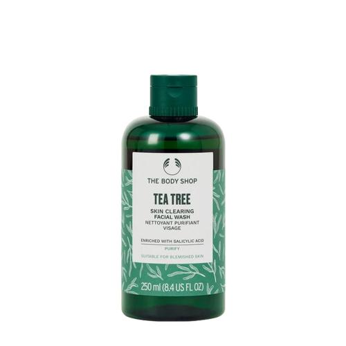 The Body Shop Tea tree, lavaggio del viso per la pulizia della pelle - Tea tree Skin Clearing Facial Wash (250 ml)